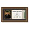 ArtToFrames 8x10 inch Diploma Frame with 6x8 Inch Image Opening and Tassel Opening - Framed with Black and Gold Mats, Comes with Regular Acrylic and Sawtooth Hanger for Wall Hanging (DIT-8x10)